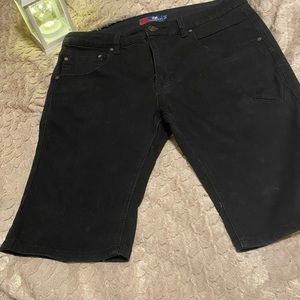Men’s Black Denim Short
